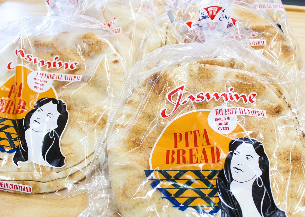 Jasmine Pita Bread White Large 9 CT – Jasmine Distributing