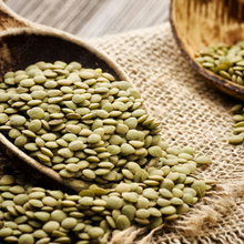 Load image into Gallery viewer, GREEN LENTILS LARGE LAIRD 50LB
