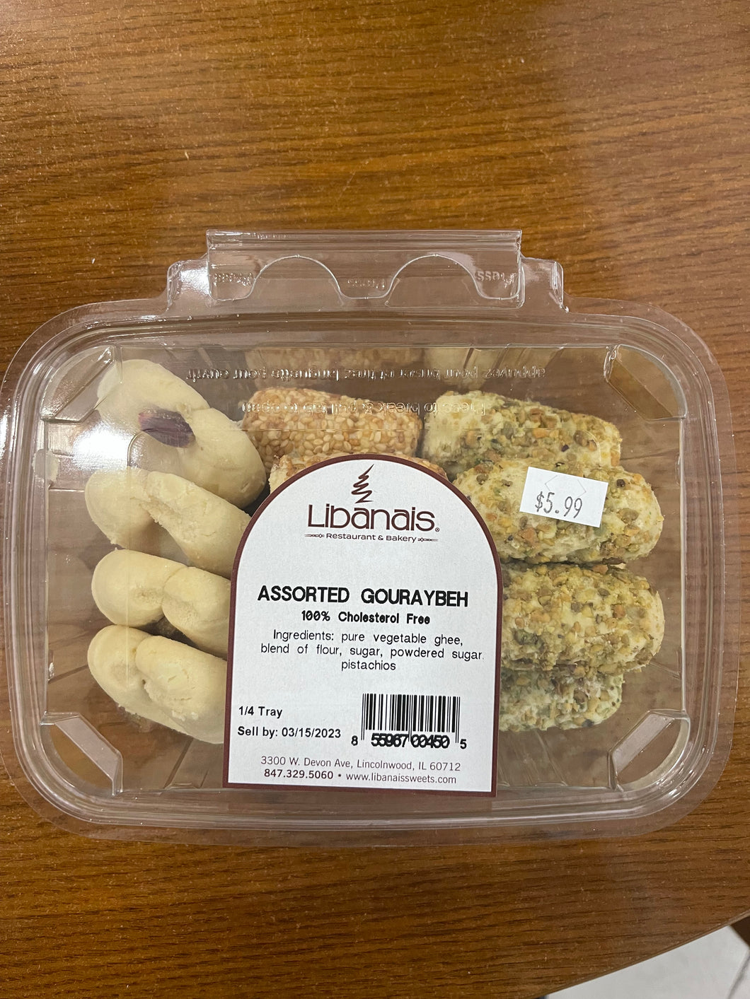 Libanais Assorted Ghraybeh 12 x 14 oz