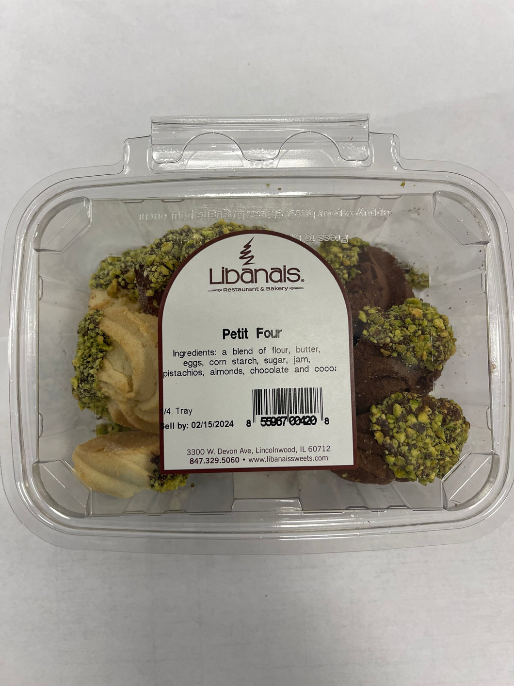 Libanais Assorted Petit Four 12 x 14 oz