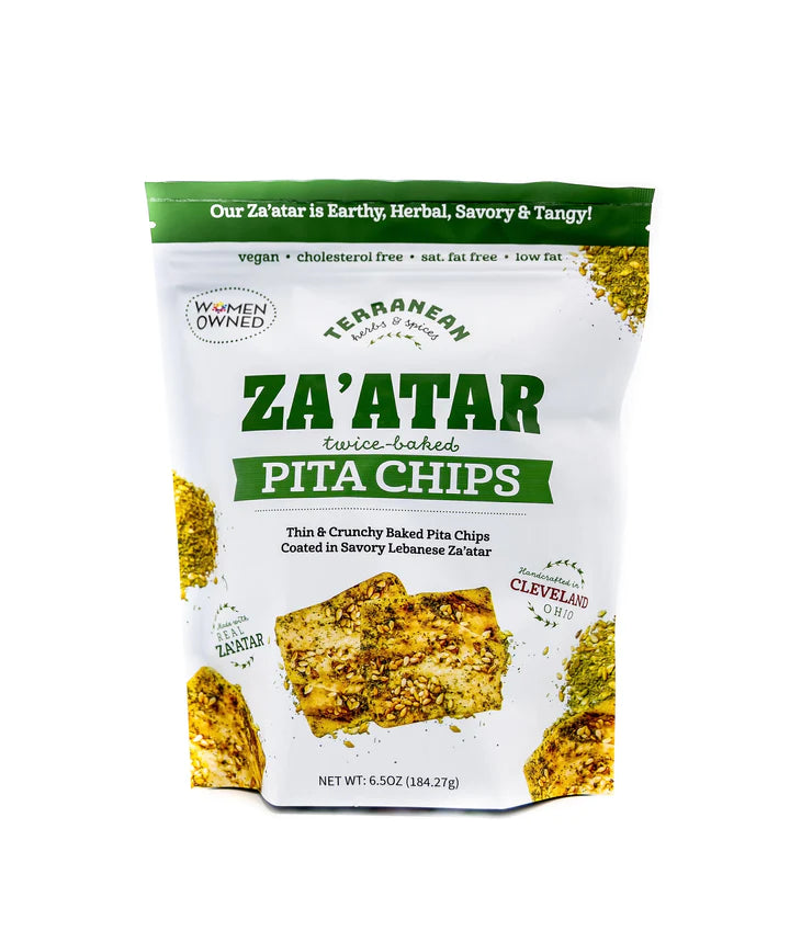 Terranean Za'atar SPICY Pita Chips 12 x 6.5 oz