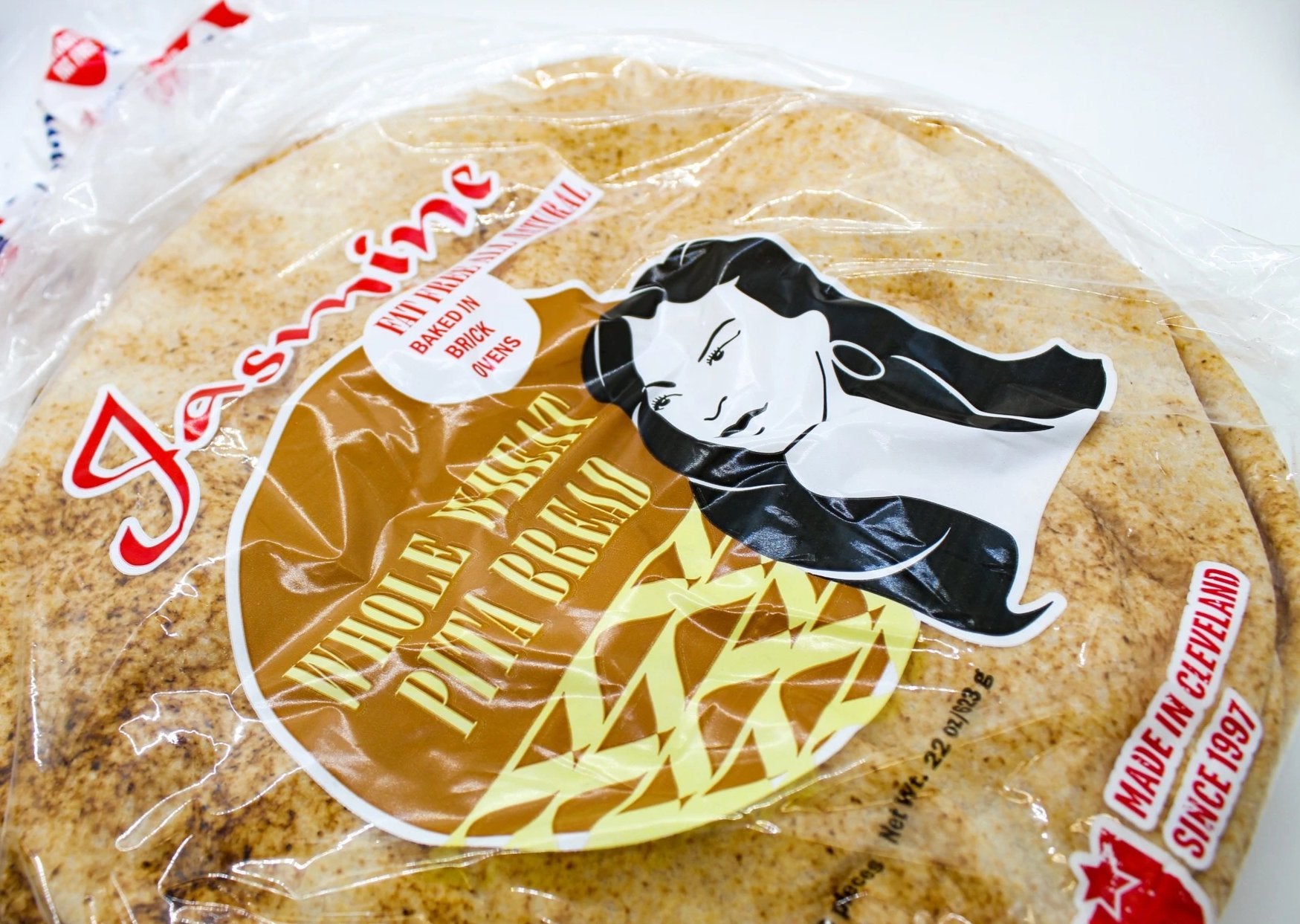 Jasmine Pita Bread Wheat Large 9 CT – Jasmine Distributing