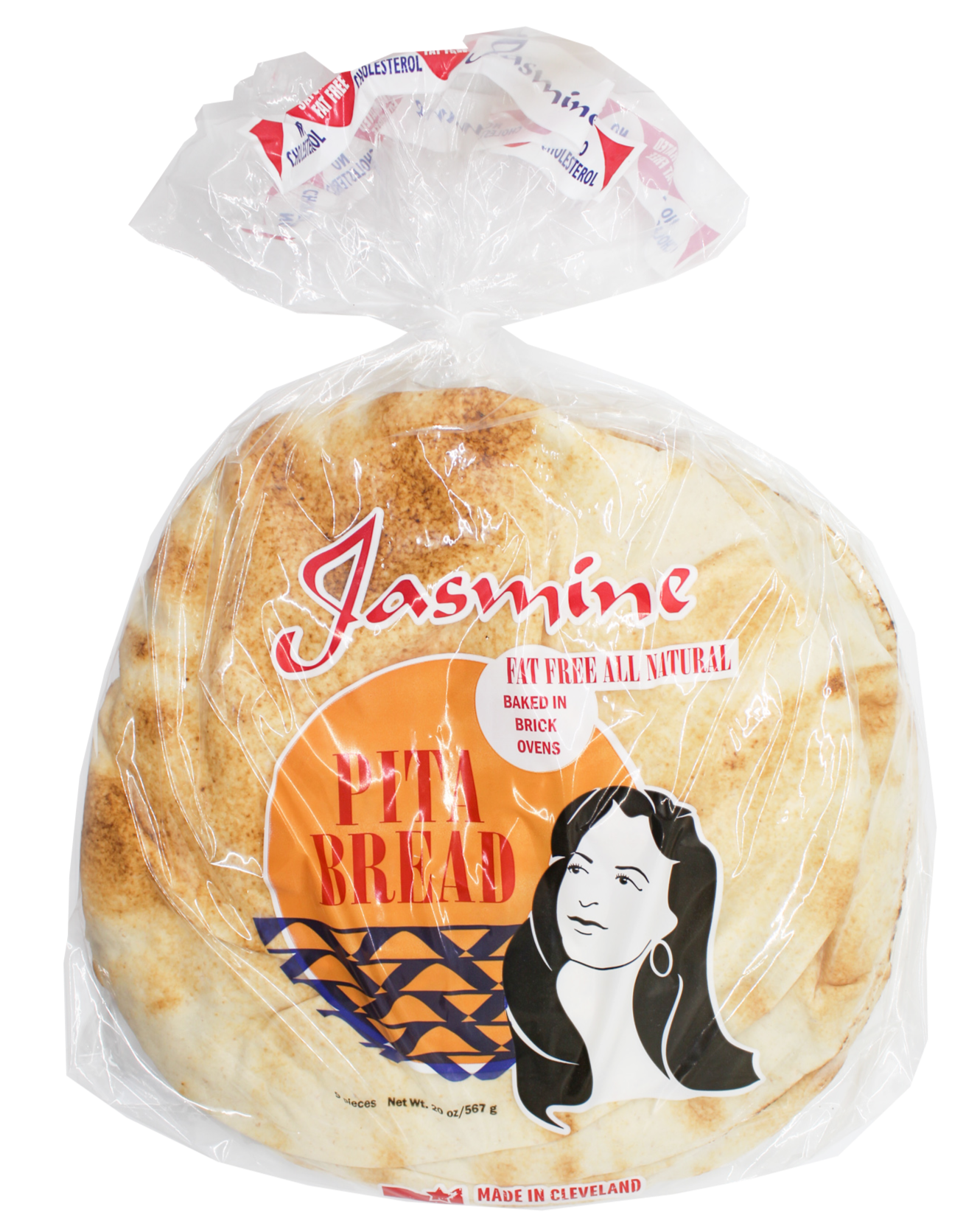 Jasmine Pita Bread White Large 9 CT – Jasmine Distributing