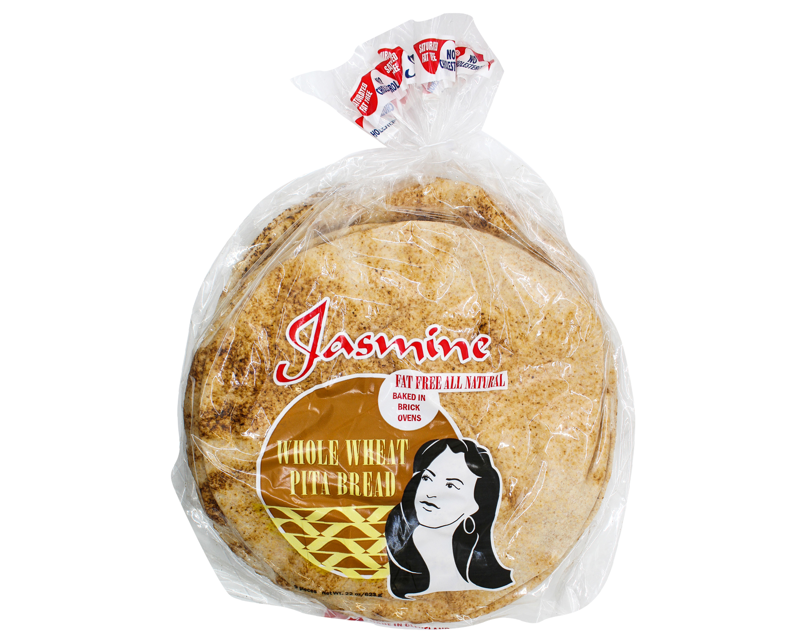 Jasmine Pita Bread Wheat Large 9 CT – Jasmine Distributing