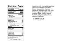 Load image into Gallery viewer, Large White 9 Count Nutritional Information
